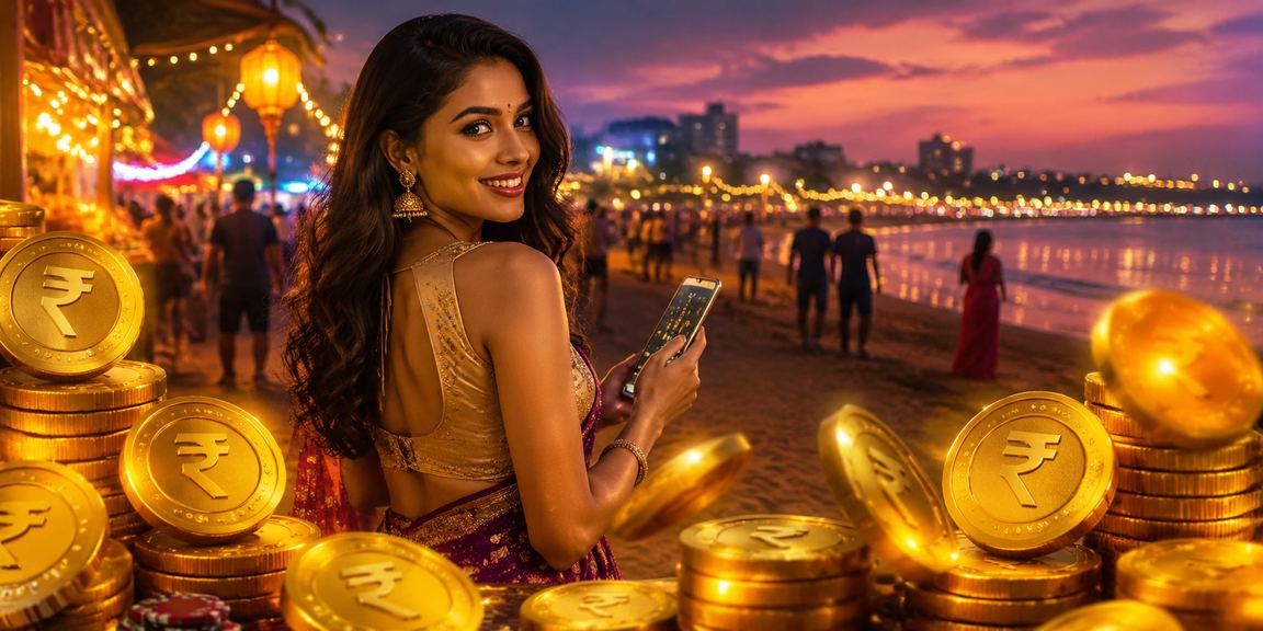 Indian casino chips stack for betting
